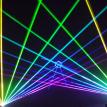 Full color lasers for stage show